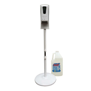 Automatic gel sanitizer dispenser with stand plus 1 gallon of gel sanitizer